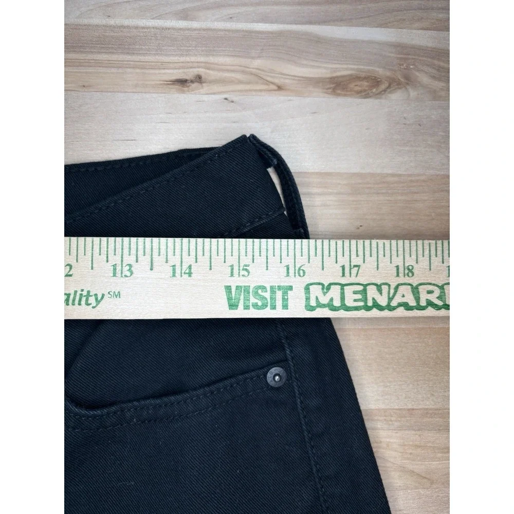 Levi's Men's Reg. Fit Straight Black Denim Jeans Stretch Dark Wash Classic 30x30